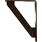 Ekena Millwork Traditional Wrought Iron Bracket, (Single center brace), Antiqued Bronze 1 1/2"W x 10"D x 12"H BKTM01X10X12STRABZ - alternate 5